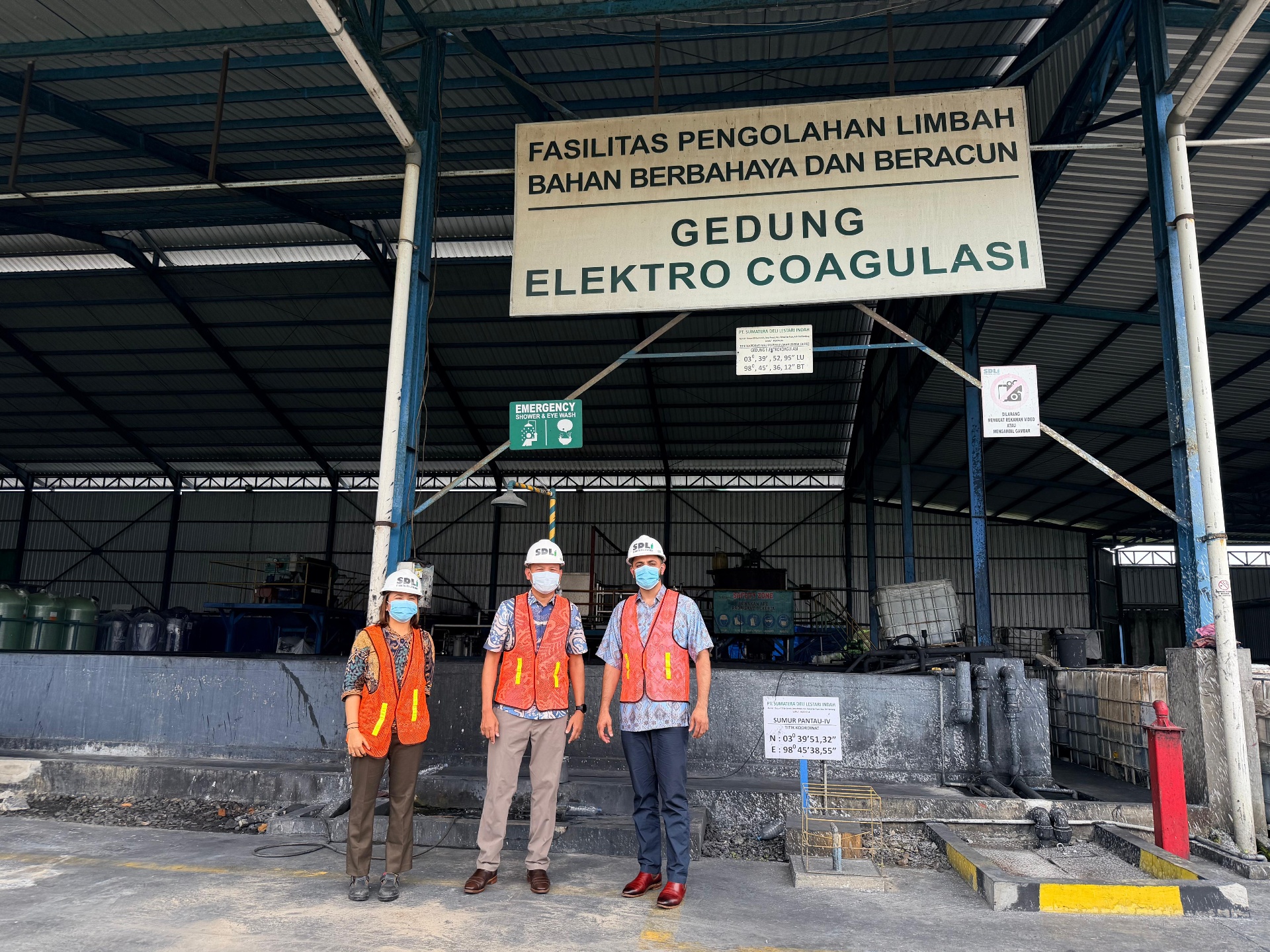 SDLI Medan wastewater site visit