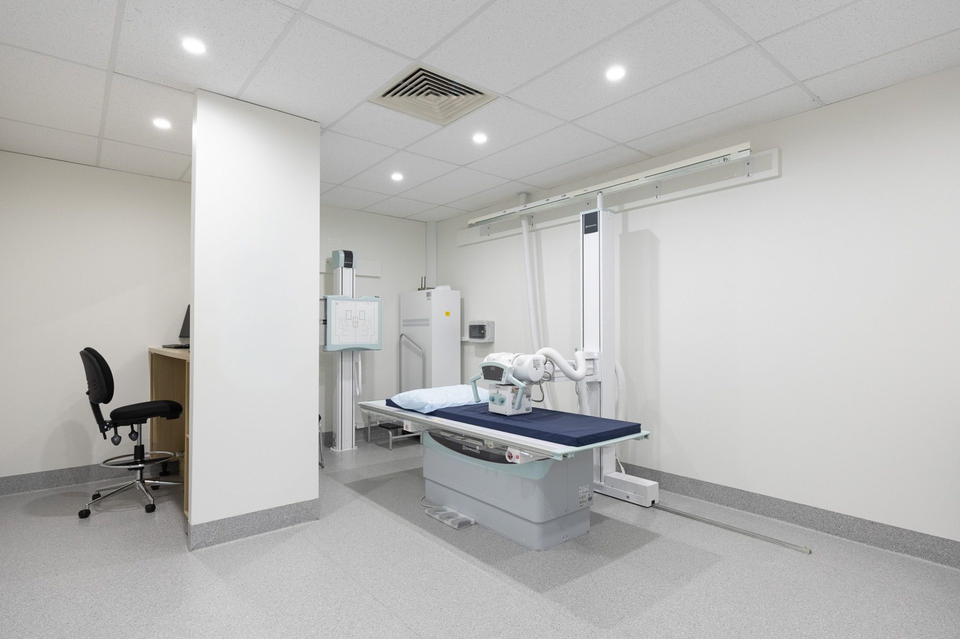 X-Ray room with Shimadzu equipment